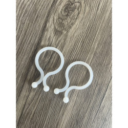 Anneau pour bande de rubalise réutilisable - lot de 500